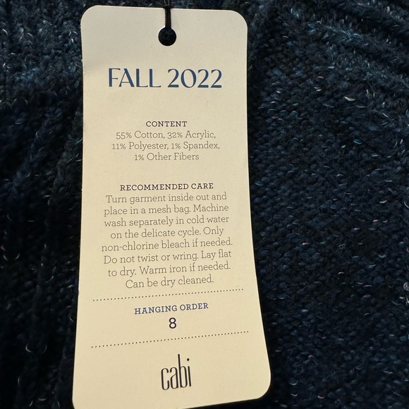 New Cabi Trail Cardigan. Size M. Blue multi. - Picture 12 of 12